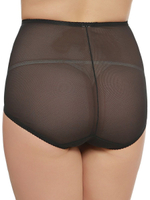 Шифоновые трусы с единственным швом сзади (Размер: S) (Цвет: черный)