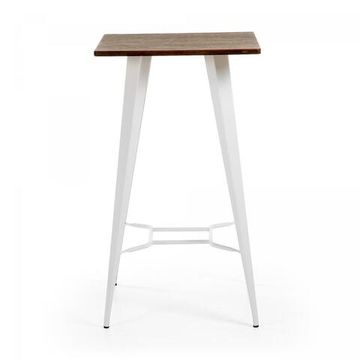 Стол Malibu высокий белые ножки