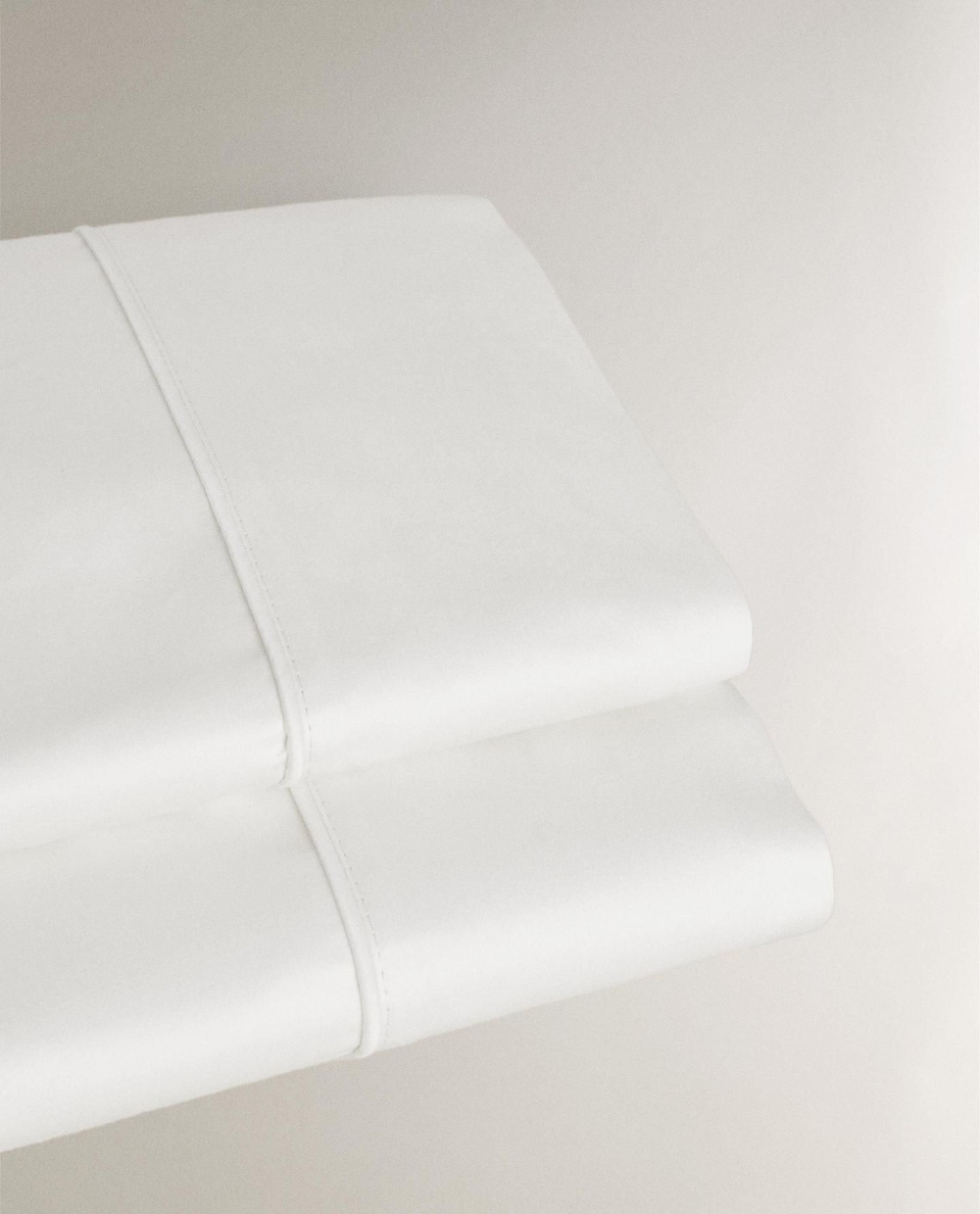 Zara Home - Простыня из сатина (500 линий), белый, 240x280 см