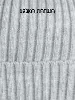 Шапка зимняя для девочки со снудом и митенками