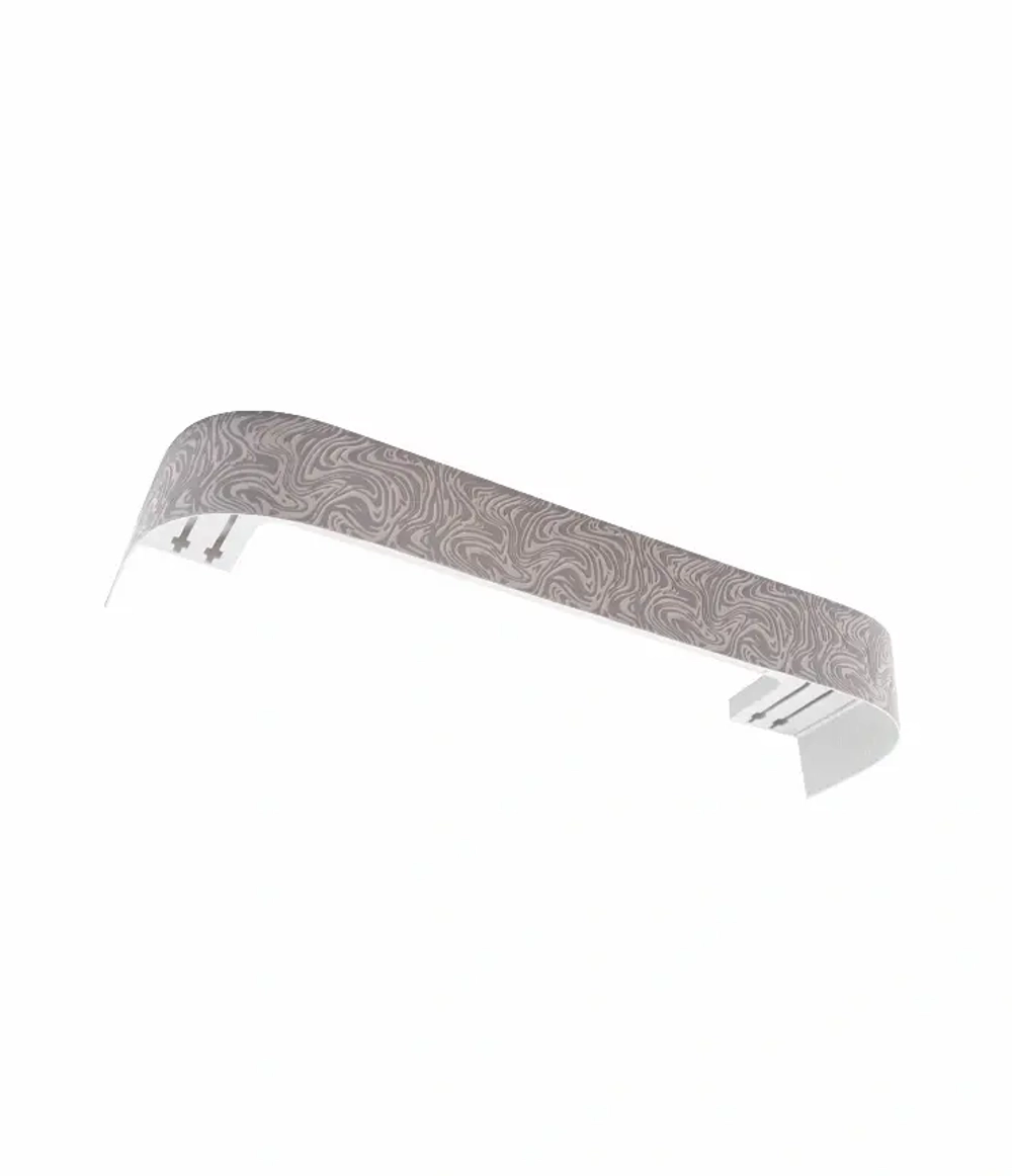 Пластиковый карниз с тиснением Legrand 2-х рядный Глэдис 2400 мм