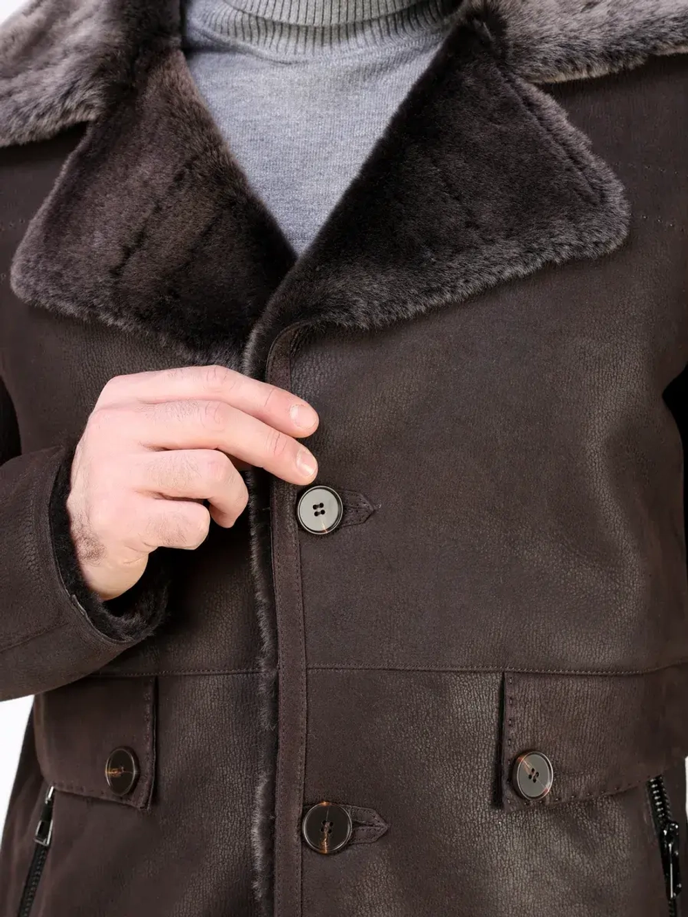 Дубленка зимняя натуральная