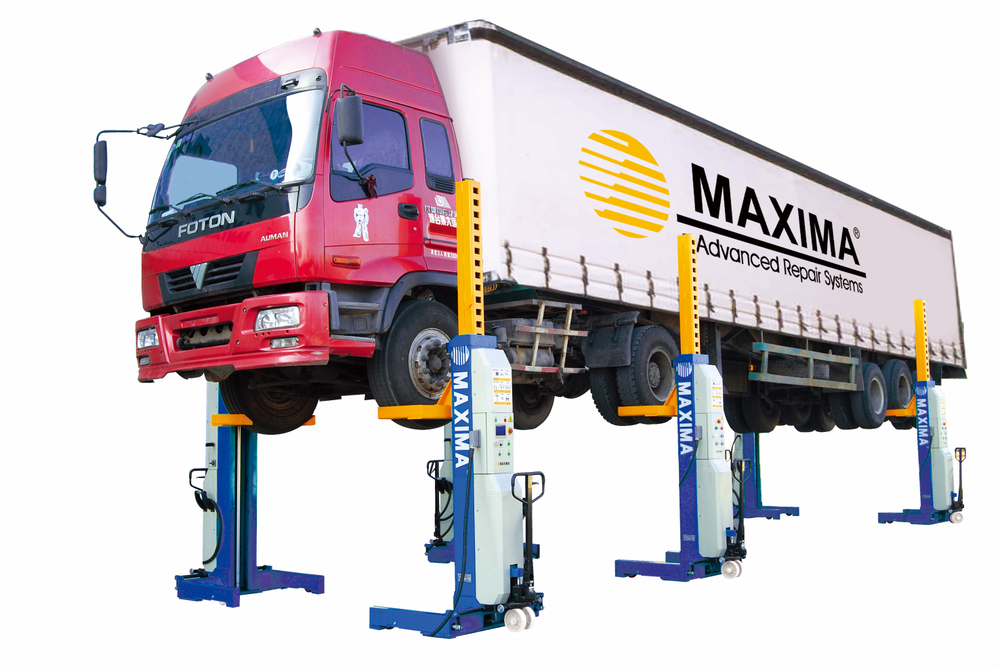 FC75W-6 Комплект беспроводных подкатных колонн для грузовых автомобилей, г/п 7.5 т.  (6шт)