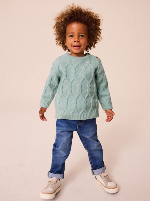 Джемпер для мальчика Next K82-443, Светло-бирюзовый