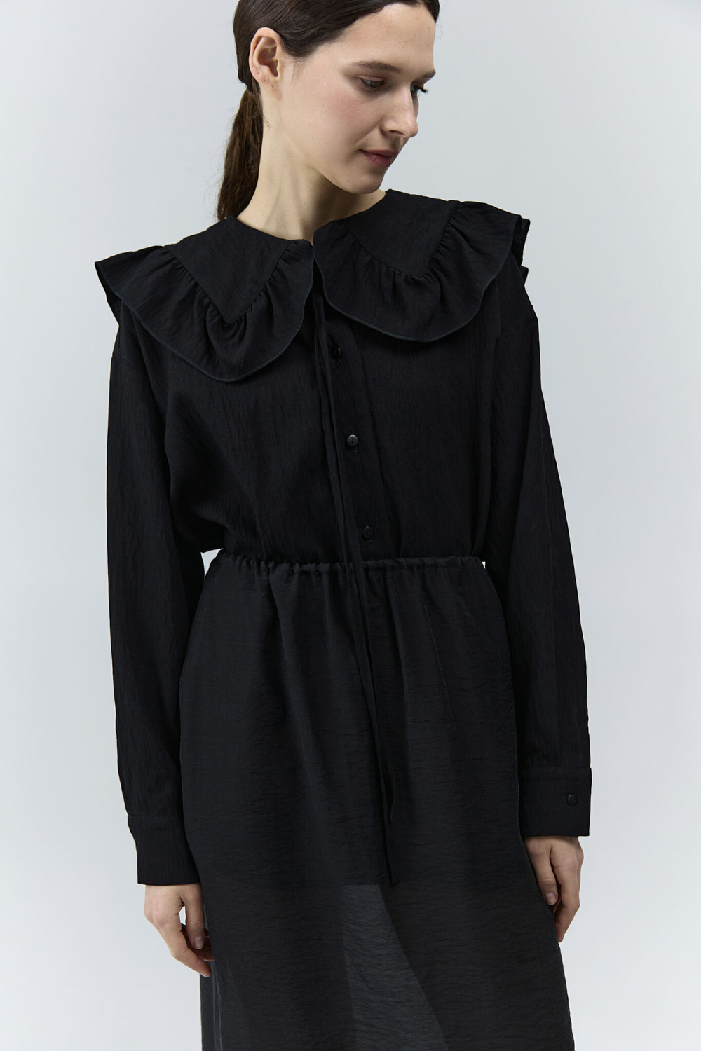 Блуза с воротником