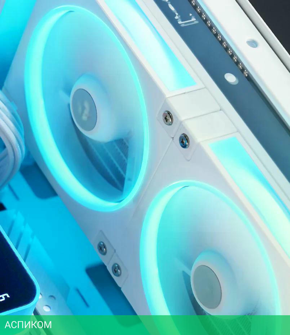 Система жидкостного охлаждения для процессора DeepCool LQ240 WH (R-LQ240-WHDSMC-G-1)