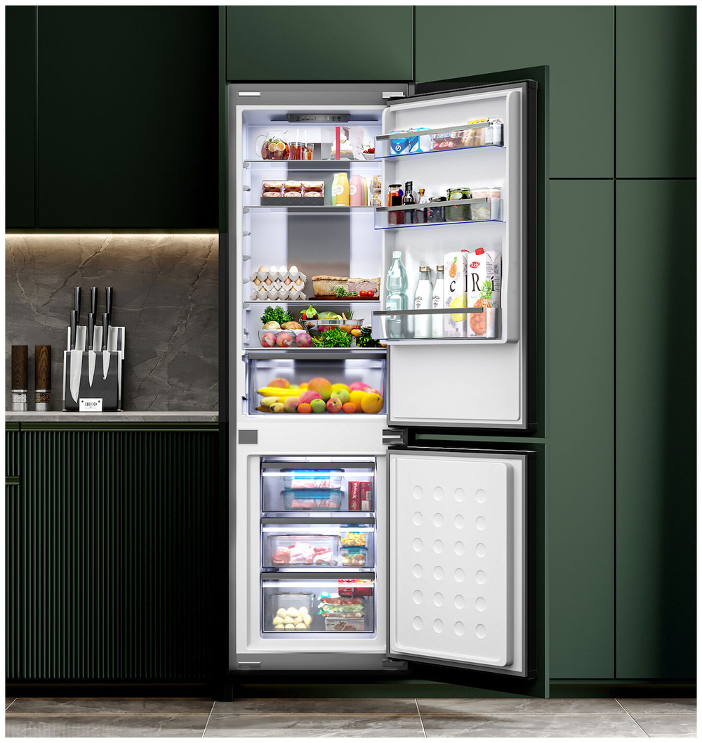 Встраиваемый двухкамерный холодильник LEX LBI177.3D