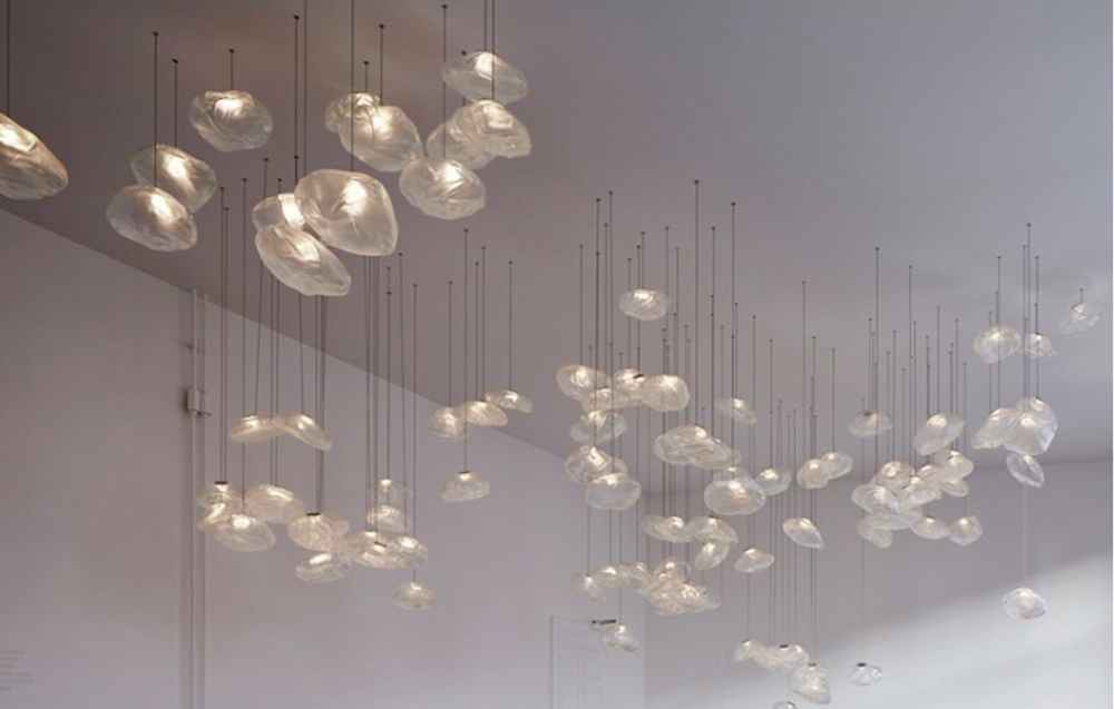 Pendant design lamp  73 by Bocci (Clear)