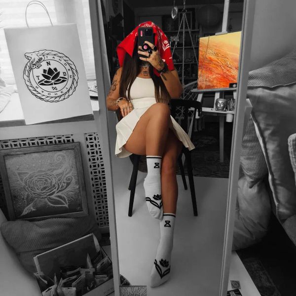 Носки TNDMTND белые - фото 3