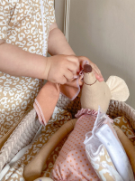 Набор платочков-слюнявчиков Mjölk Sand Leopard