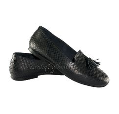 Лоферы из кожи питона SH-64