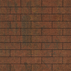 Тротуарная плитка ПРЯМОУГОЛЬНИК 300х100 мм - Листопад гранит Арабская ночь