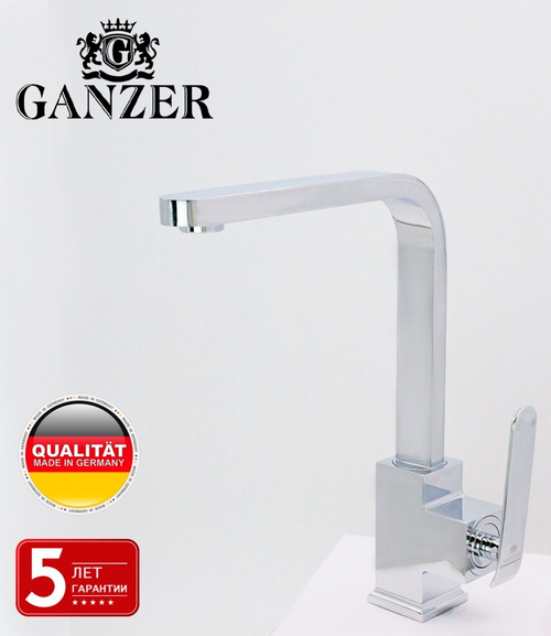 26021 Смеситель од.-ый для кухни "GANZER" (10/1шт)