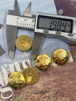 Пуговицы Сел. золотистые