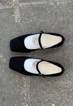 Mary Jane // Black // Suede