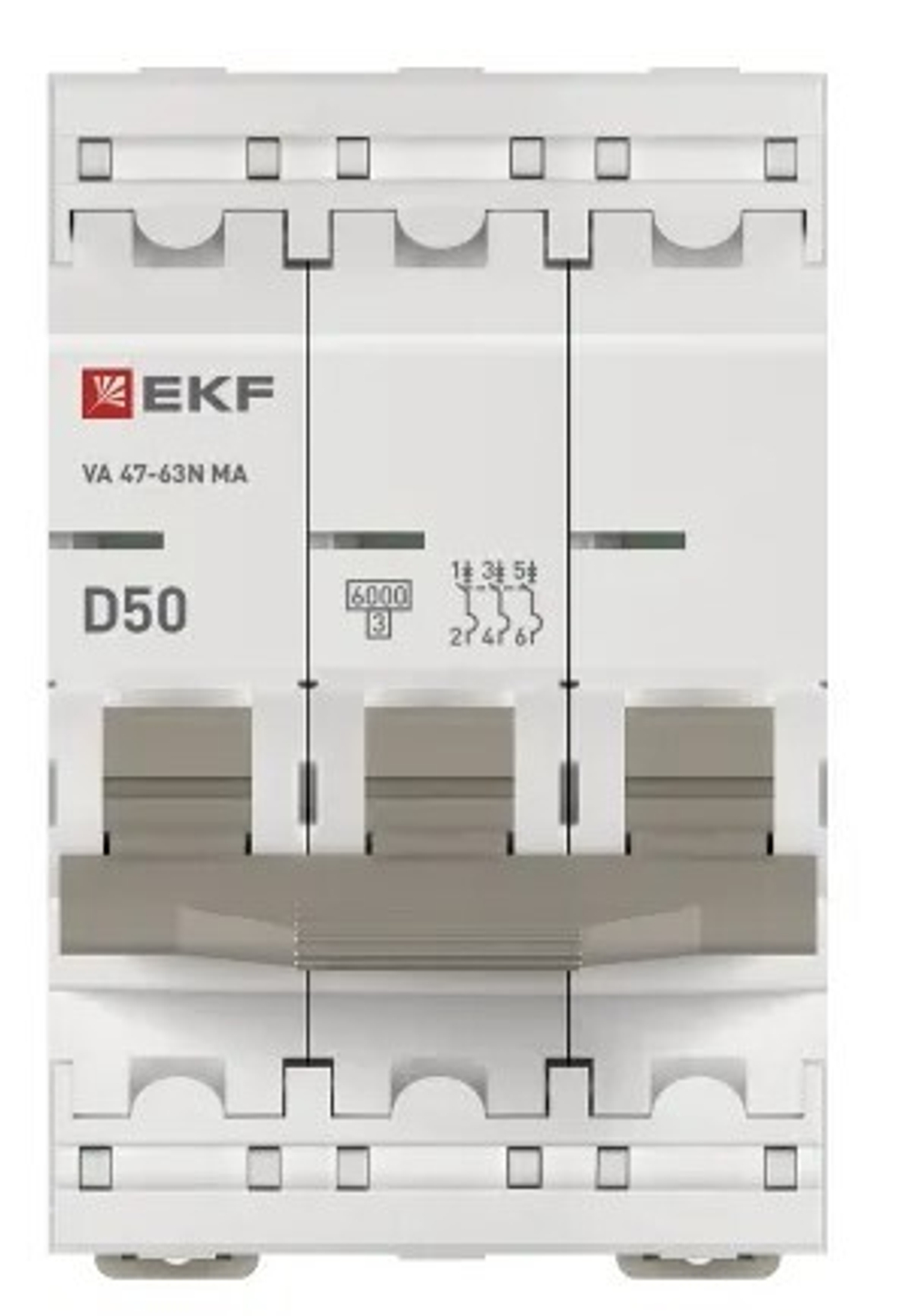 Автоматический выключатель  EKF M63MA6350D