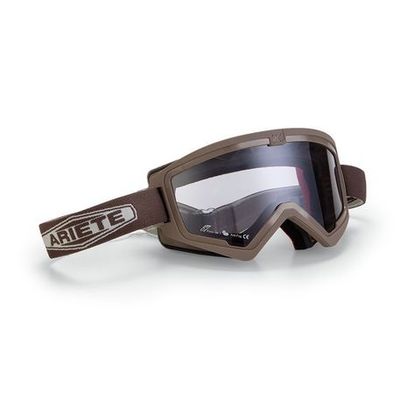 Очки кроссовые ARIETE MUDMAX RACER GOGGLES, коричневый, зеркальная прозрачная линза 14940-MMT