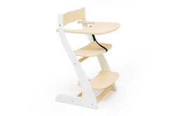 Детский растущий регулируемый стул Бельмарко Усура Белый-Бежевый