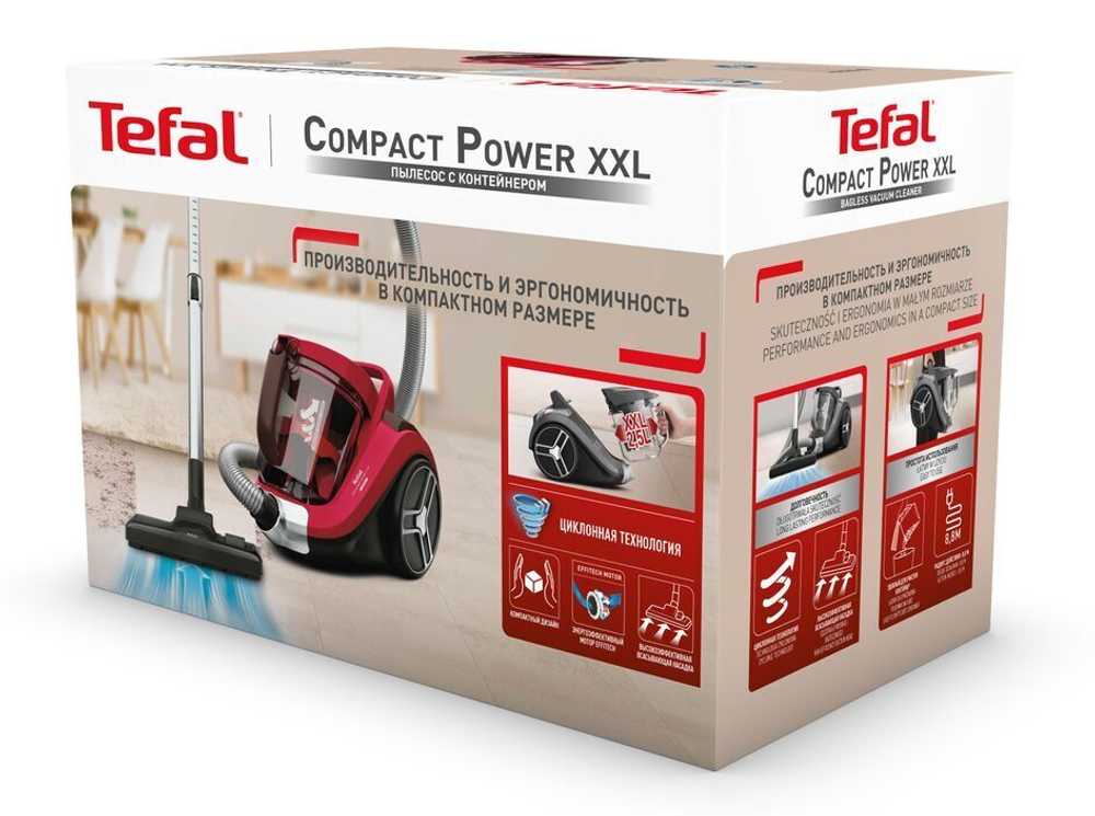 Пылесос с контейнером Tefal Compact Power XXL TW4853EA