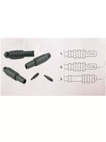 Коннектор для маховой удочки, диаметр 2 мм (2упк по 10шт)