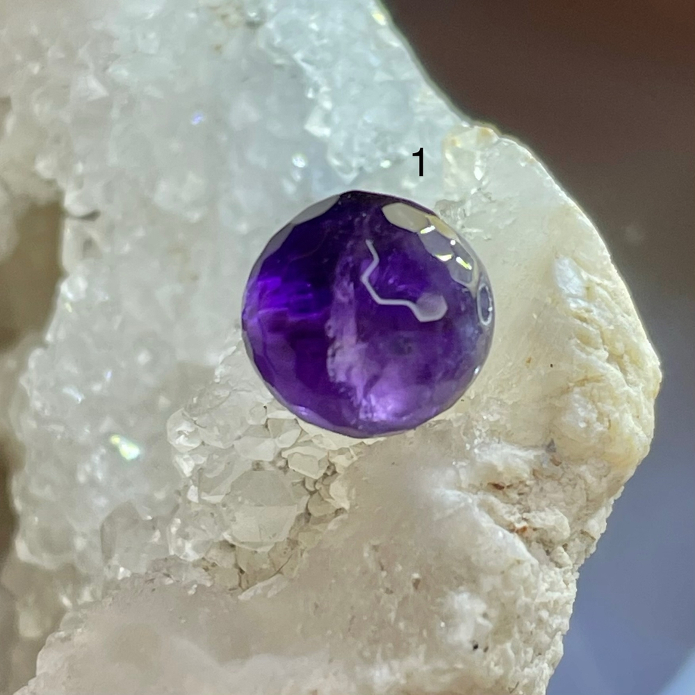 54626  Аметист АА Бусина 10мм огр