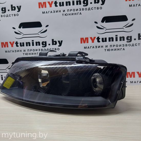 Передние фары black для Audi A4 B6