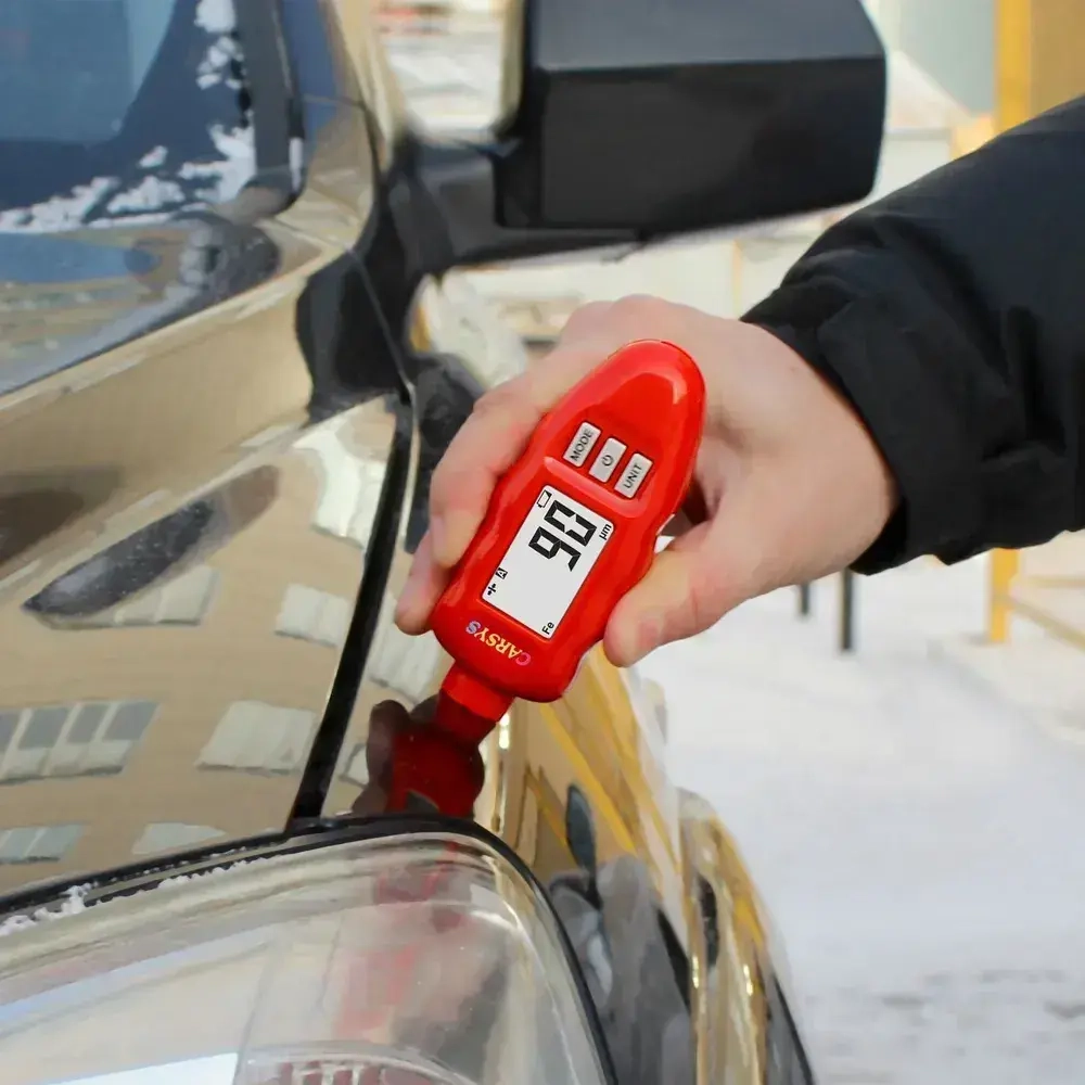 Толщиномер автомобильный; CARSYS DPM-816 Lite; Измерение по всем металлам, Оцинковка, до 3 мм, морозостойкий