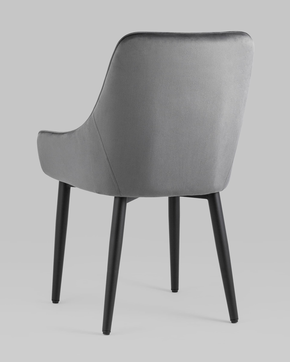 Стул Диана велюр серый 4 шт