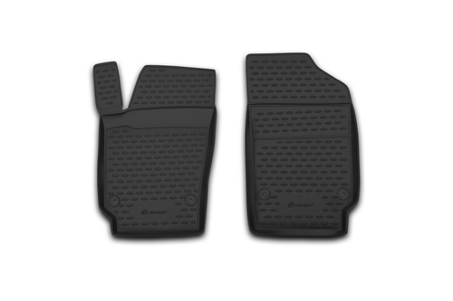 Коврики в салон для VW Polo (V, Vp) 2009-2020, 1-й ряд, 2 шт. седан (полиуретан) NLC.51.30.210KF