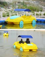 Катамаран с электродвигателем