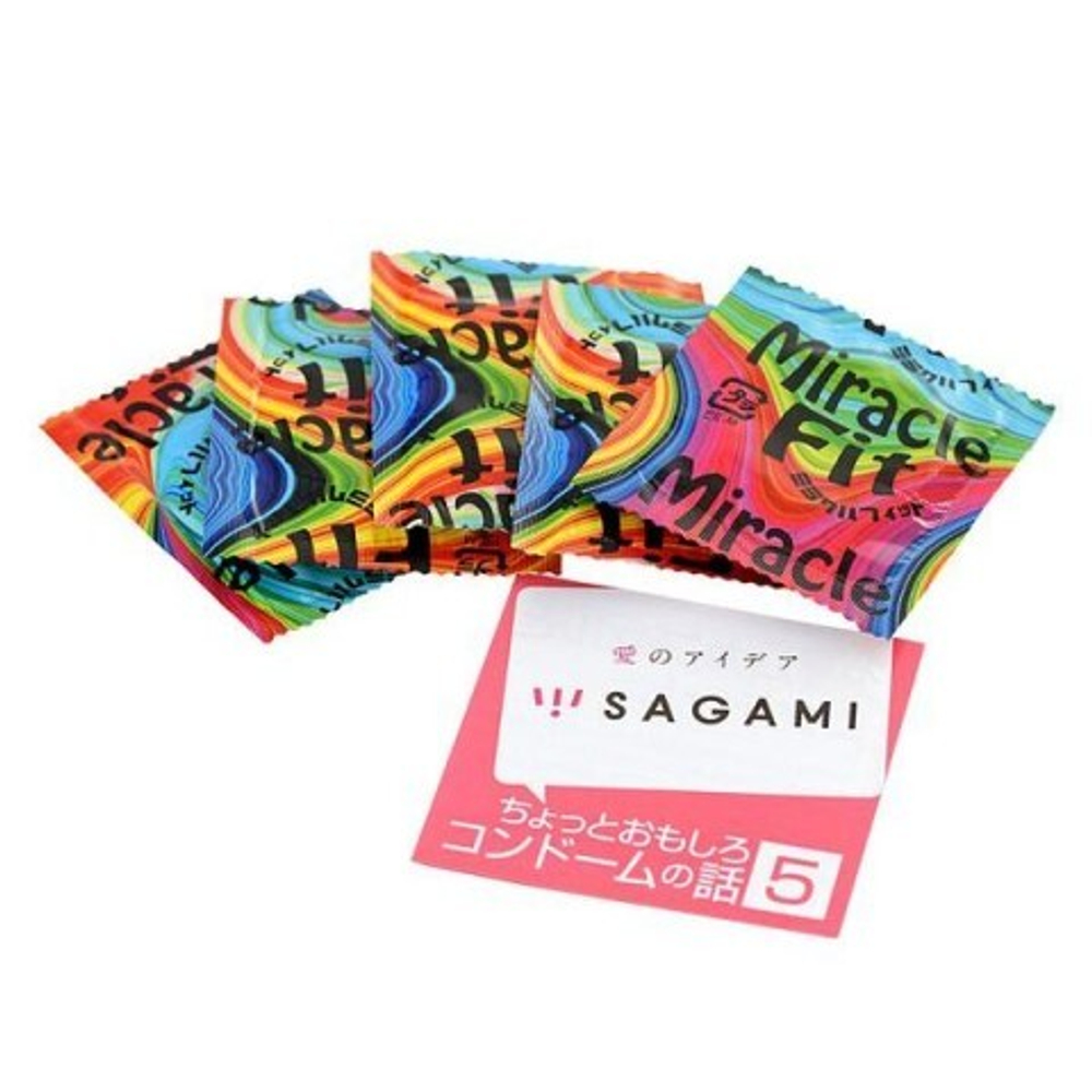 Презервативы SAGAMI Miracle Fit 5 шт. (анатомическая форма)