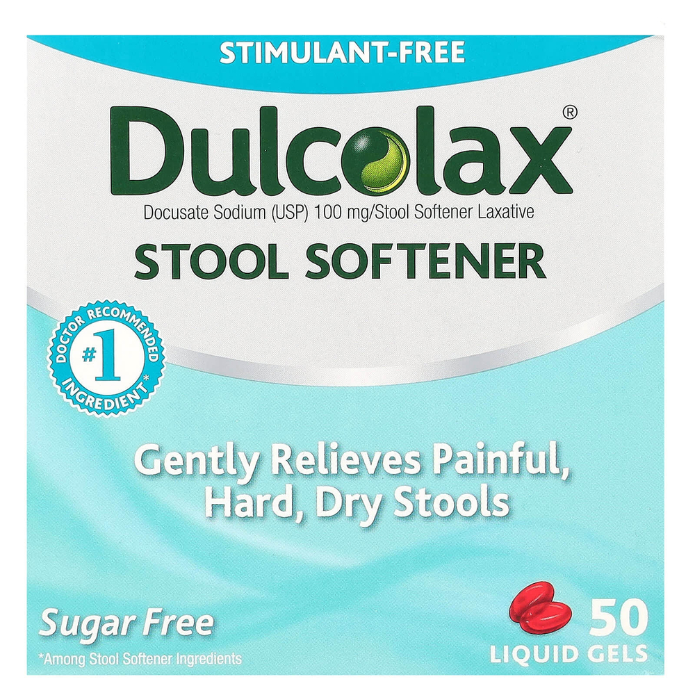 Dulcolax, средство для размягчения стула, 50 капсул в жидкой форме