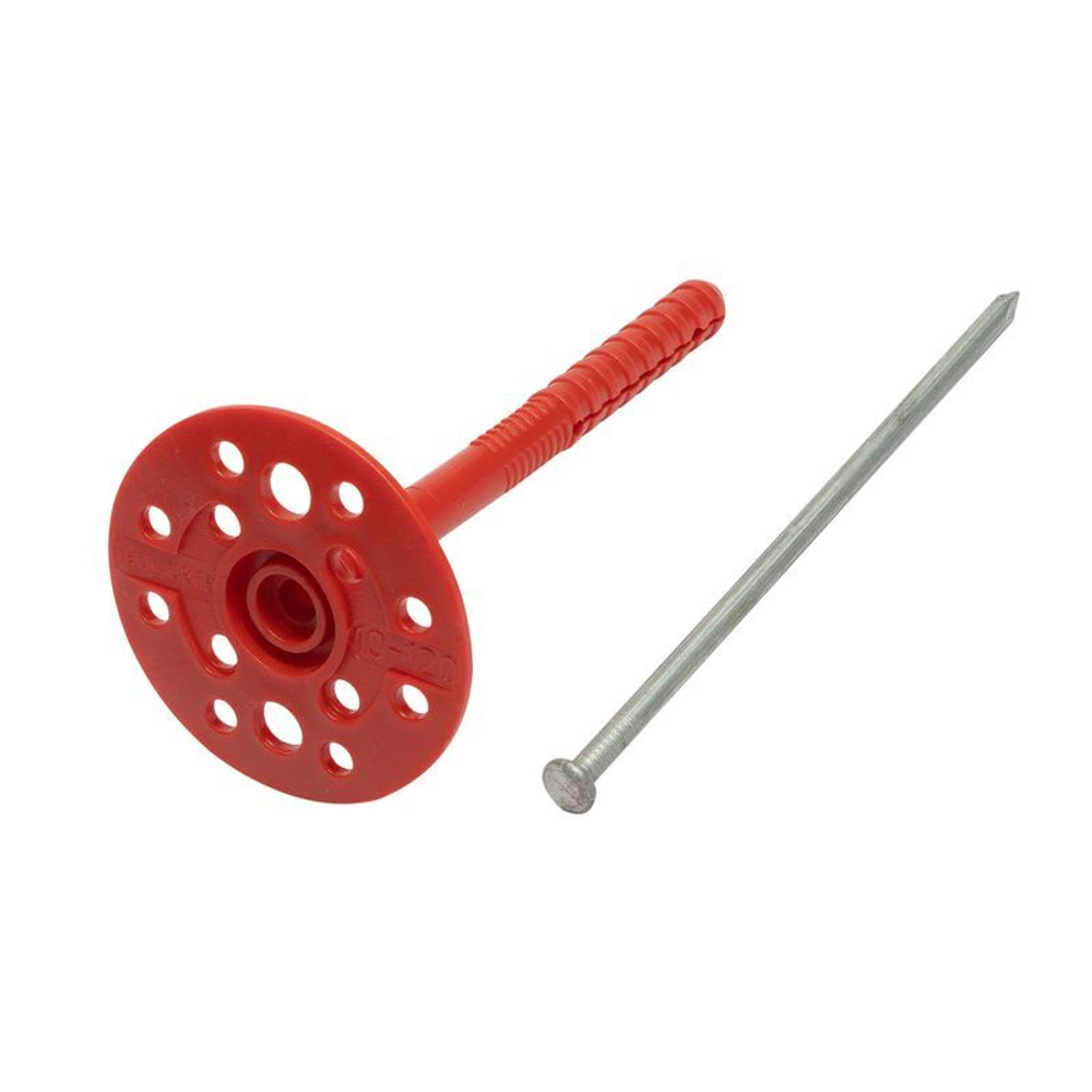 Дюбель для теплоизоляции 10х120 мм IZM с металлическим гвоздем Tech-Krep