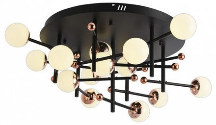 Потолочная люстра Natali Kovaltseva LOFT LED LED LAMPS 81344 GOLD BLACK