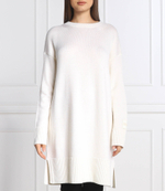 хлопковое платье DONDUP - made in Italy - кремовый(DA283 M00796D 002)