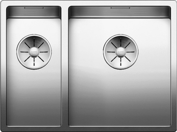 Кухонная мойка Blanco Claron 340/180-U чаша справа нержавеющая сталь зеркальная полировка