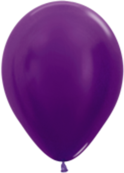 Латексный шар металлик фиолетовый 12"