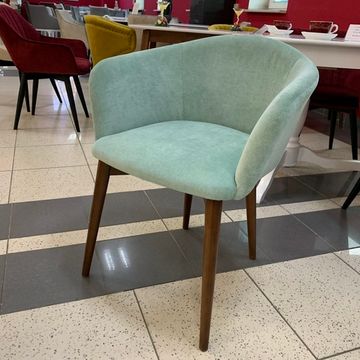 Кресло Канна 111 (бук/тон орех/ткань VelvetLUX 40)