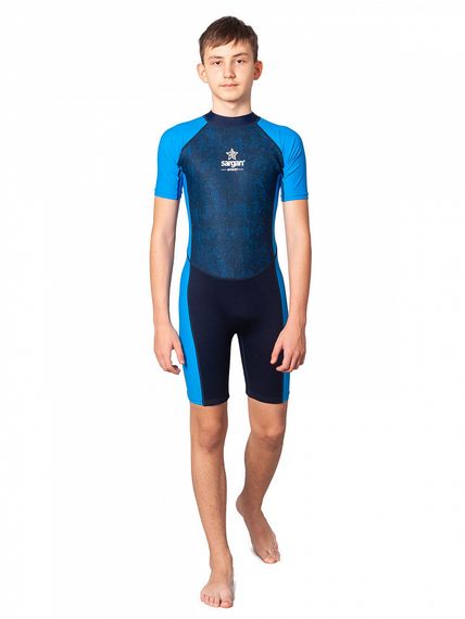 Гидрокостюм детский Sargan Sport 1081/BL 2 мм синий-голубой