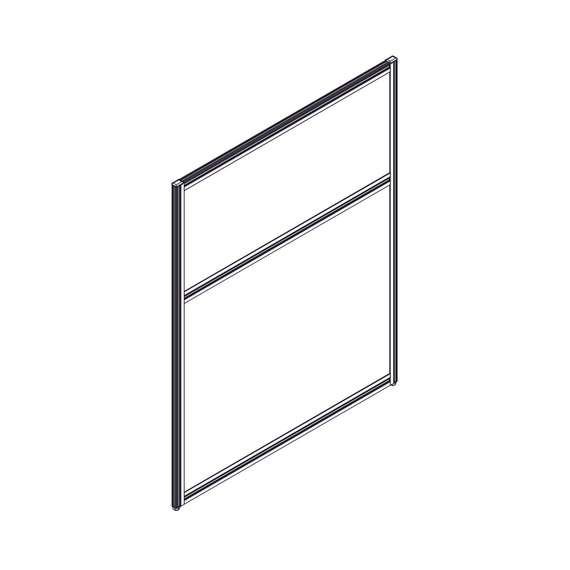 Секция  RAND комбинированной перегородки RP115SL90  900х22х1115