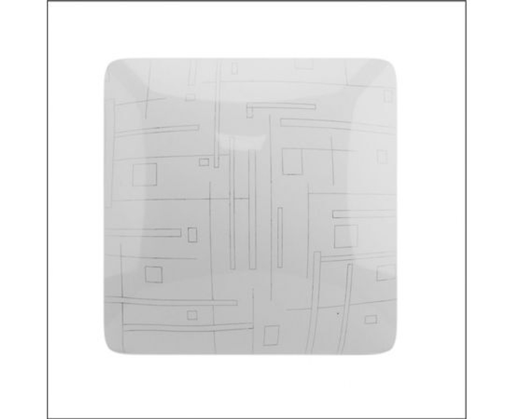 LEEK светильник светодиодный декоративный 24W(1680lm) 6000K 6K роса d320x320x75мм IP20 СЛЛ 029/121