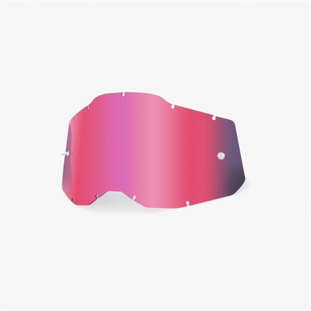 Линза 100% RC2/AC2/ST2 Replacement Lens Mirror Pink (51008-229-01)