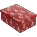 Коробка подарочная «Веселые елочки» 23*16,5*9,5 см