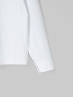 Рубашка трикотажная "Белая" на кнопках 7+