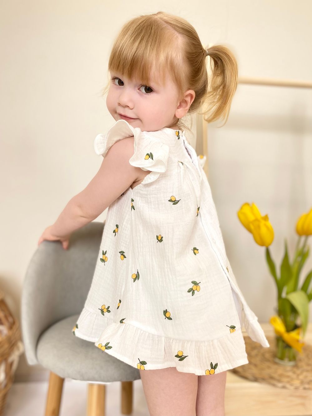 Платье + трусики "Лимончик"