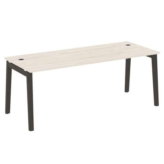 Onix Wood Direct Стол руководителя OW.SRR-6.8 Денвер Светлый/Дуб Темный/Металл Антрацит 1980*800*750