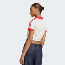 ADIDAS X COCA-COLA Укороченная футболка, белый
