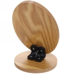 Зеркало настольное в деревянной оправе «High Tech» овал, 12,5*18см