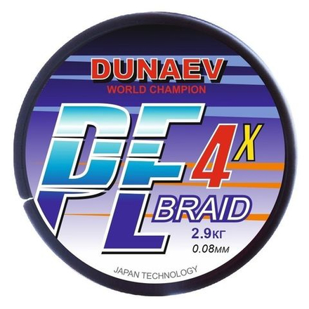 Шнур Dunaev Braid PE X4 150м 0,22мм