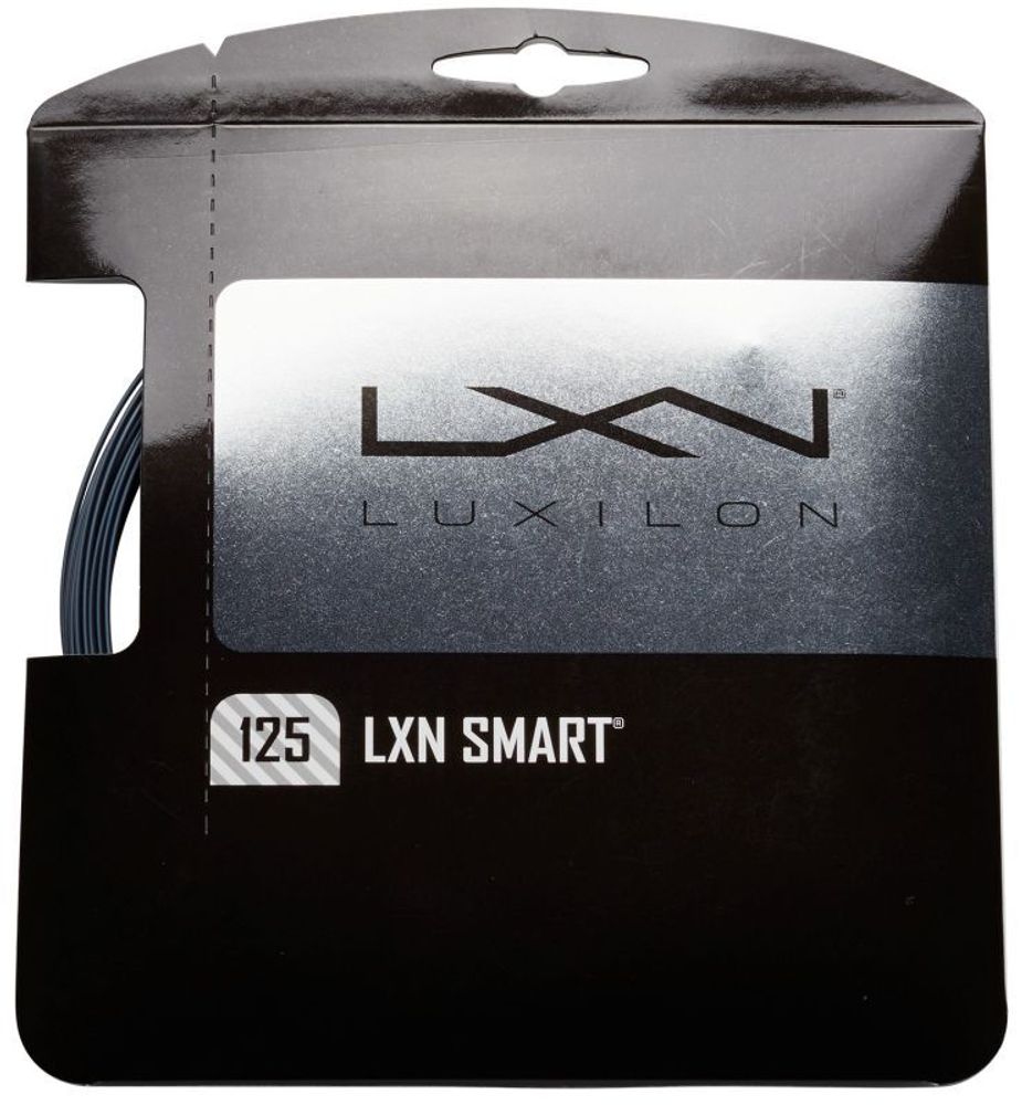 Теннисные струны Luxilon Smart (12,2 m) - black/white matt